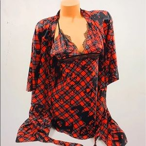 VS XS/SMALL FASHION SHOW ROBE SET NEW & RARE